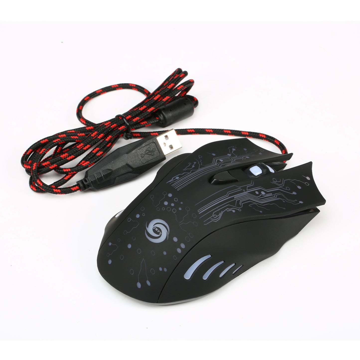 USB Wired Gaming Mouse – 5500 DPI, 7-Button LED Backlit Ergonomic Mouse for PC & Laptop