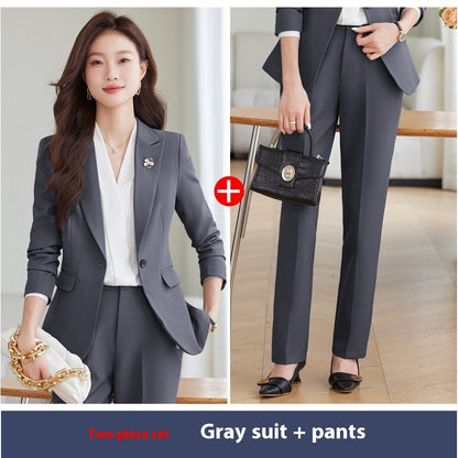 High Sense New Spring And Autumn College Student Interview Formal Wear Suit Jacket
