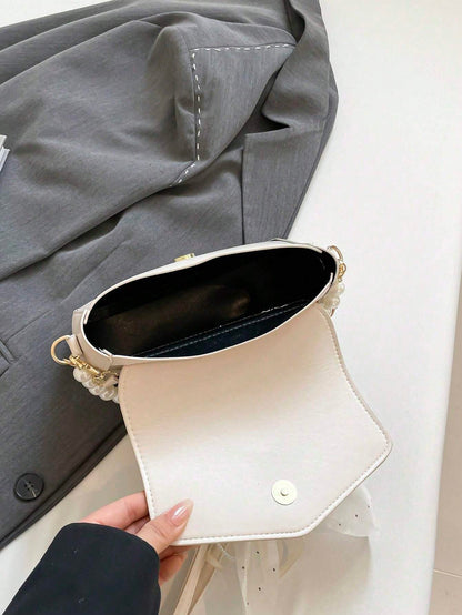Bowknot Lace Pearl Handbag Fashion Bag Women's Shoulder Crossbody Bag