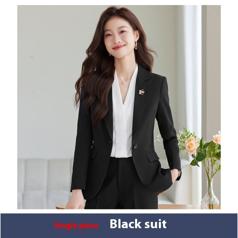 High Sense New Spring And Autumn College Student Interview Formal Wear Suit Jacket
