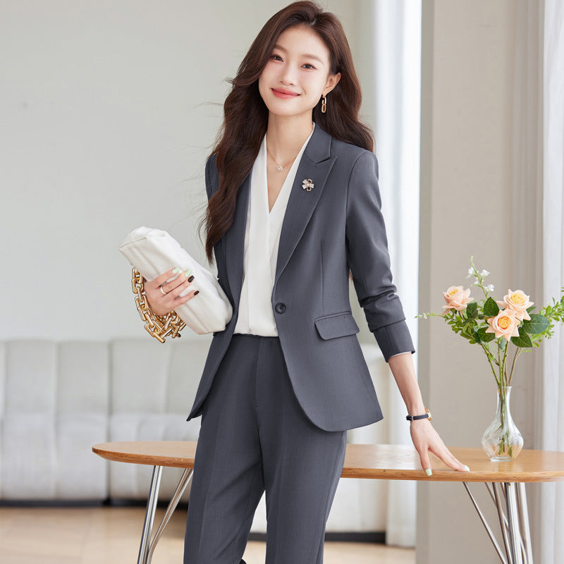 High Sense New Spring And Autumn College Student Interview Formal Wear Suit Jacket