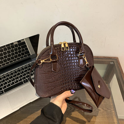 Women's Simple Shoulder Messenger Bag Shell Bag