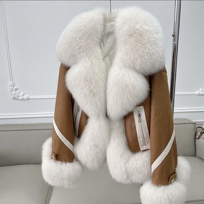 Women's Short Autumn And Winter Cotton Thick Fashion Fur Coat