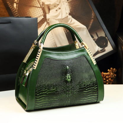 Large Structured Shoulder Bag for Women – Stylish Mommy Messenger Tote Handbag