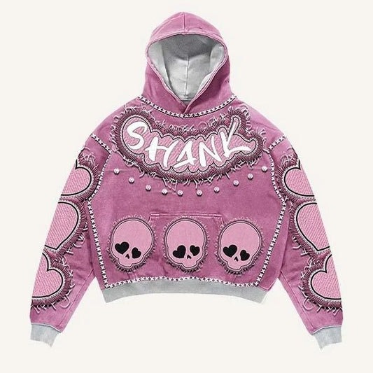 Fashion Casual Printed Polyester Sweater