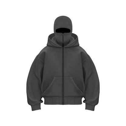 Men's And Women's Double-headed Zipper Hoodie