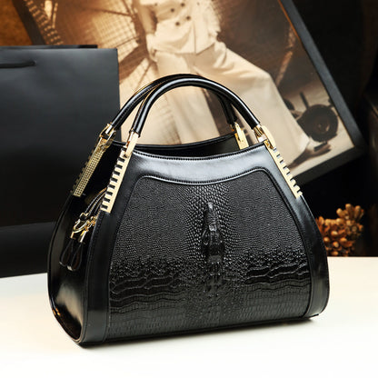 Large Structured Shoulder Bag for Women – Stylish Mommy Messenger Tote Handbag