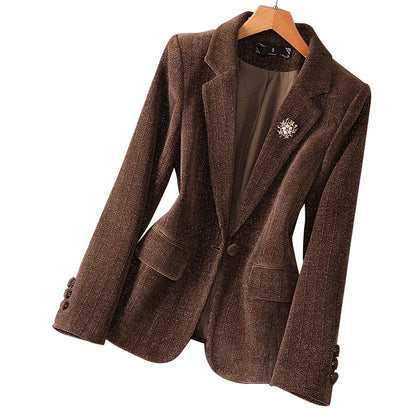Long Sleeve Professional Suit Formal Women's Coat Overalls