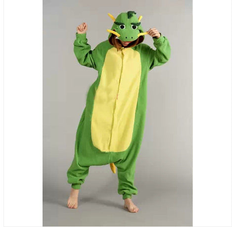Chinese Dragon Cartoon Animal One-piece Pajamas