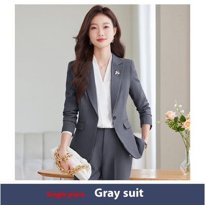 High Sense New Spring And Autumn College Student Interview Formal Wear Suit Jacket