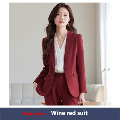 High Sense New Spring And Autumn College Student Interview Formal Wear Suit Jacket