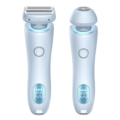 USB Hair Removal Device for Women – 2-in-1 Epilator & Razor for Sensitive Areas & Full Body