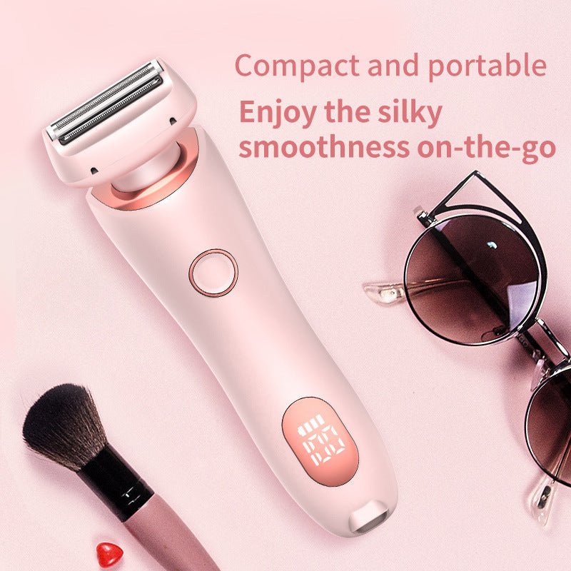 USB Hair Removal Device for Women – 2-in-1 Epilator & Razor for Sensitive Areas & Full Body