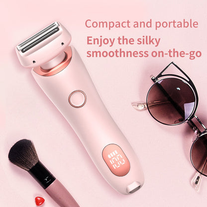 USB Hair Removal Device for Women – 2-in-1 Epilator & Razor for Sensitive Areas & Full Body