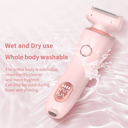 USB Hair Removal Device for Women – 2-in-1 Epilator & Razor for Sensitive Areas & Full Body