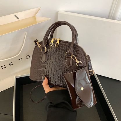 Women's Simple Shoulder Messenger Bag Shell Bag