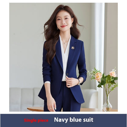 High Sense New Spring And Autumn College Student Interview Formal Wear Suit Jacket