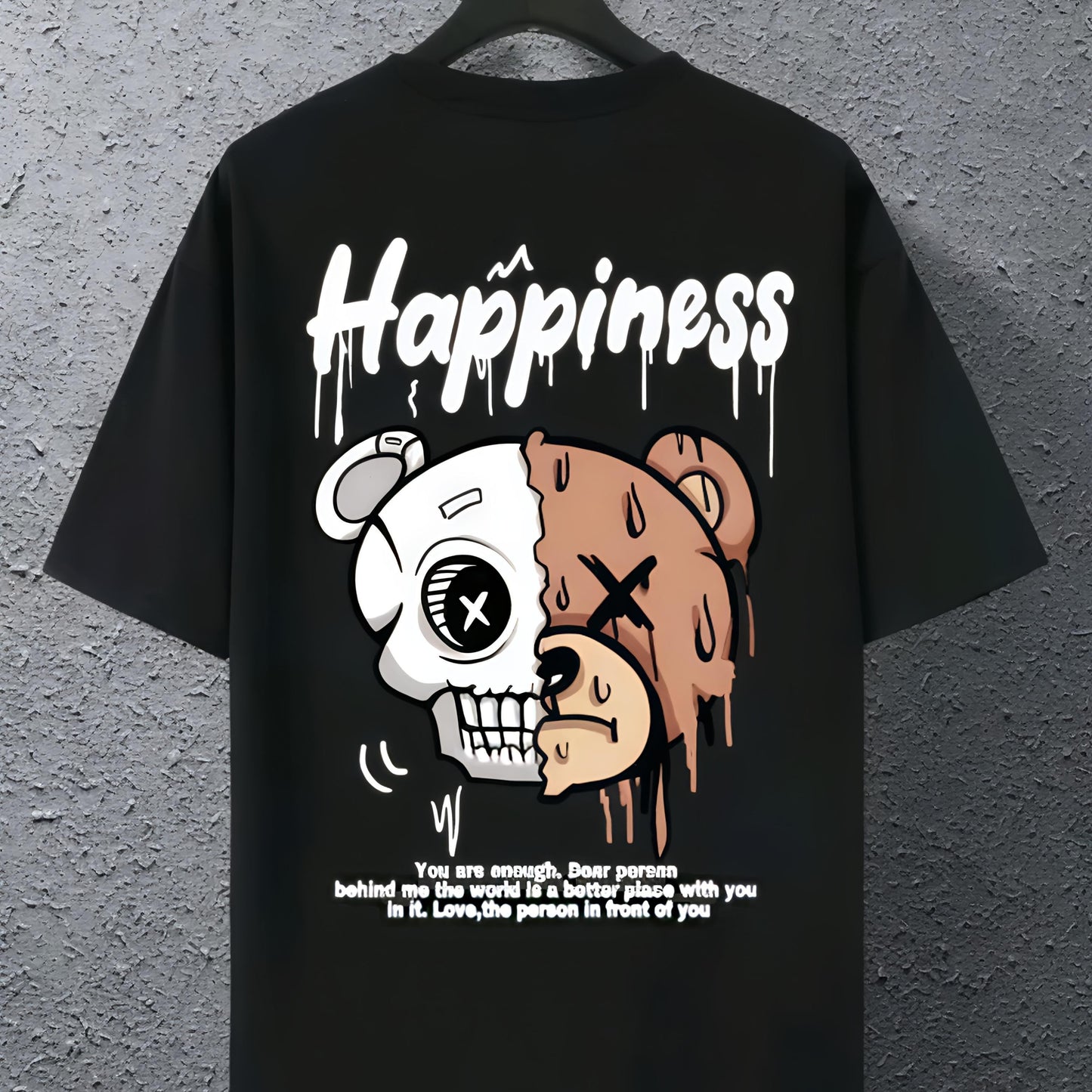 Summer Loose Short Sleeves T-shirt Men's And Women's Round Neck