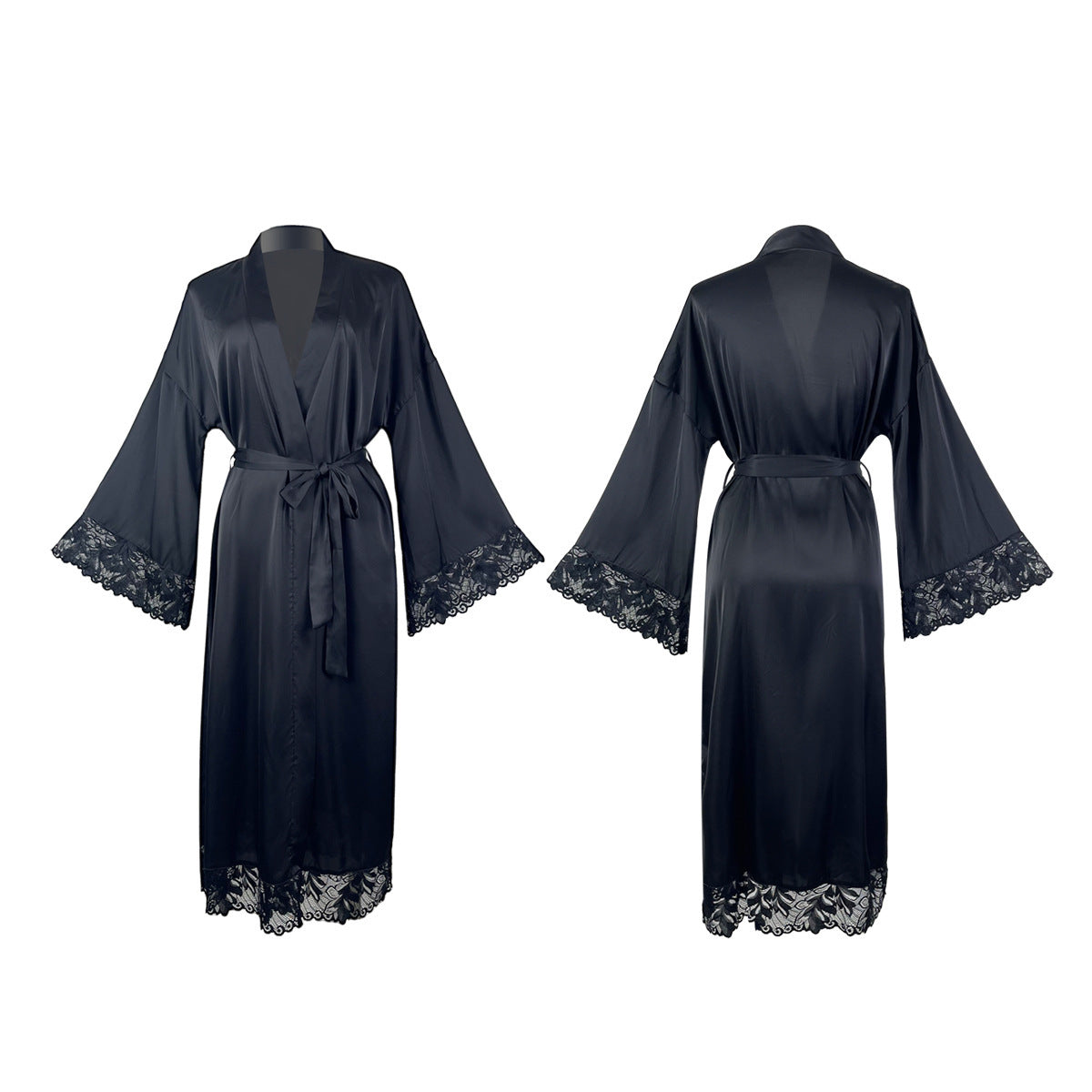 Comfortable Nightgown French Style Tied Homewear