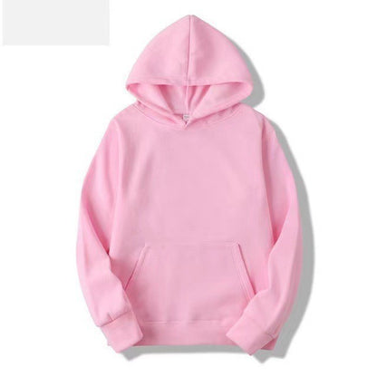 Solid Color Hooded Sweater For Men And Women